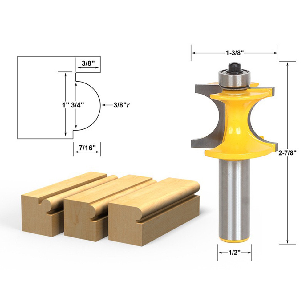 5 Bit Corner Bead Router Bit Set - 1/2" Shank - 13516