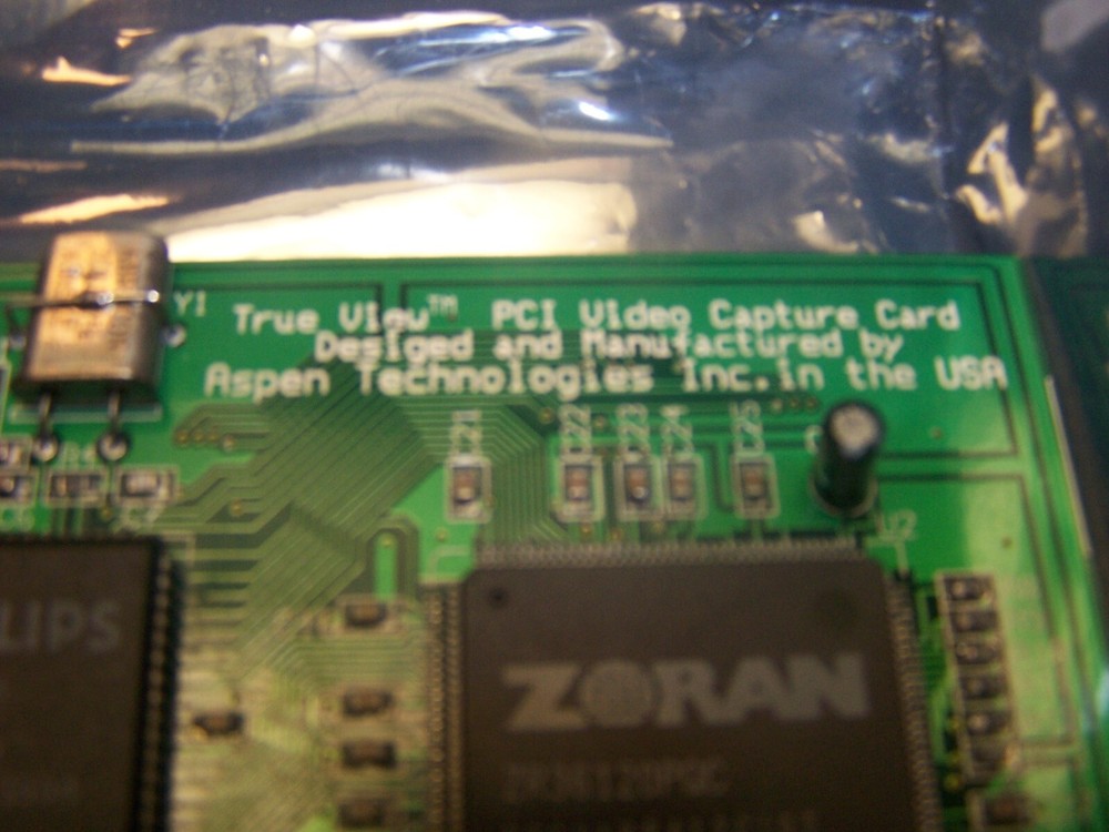 Aspen Technologies True View PCI Video Capture Card & Software for PC