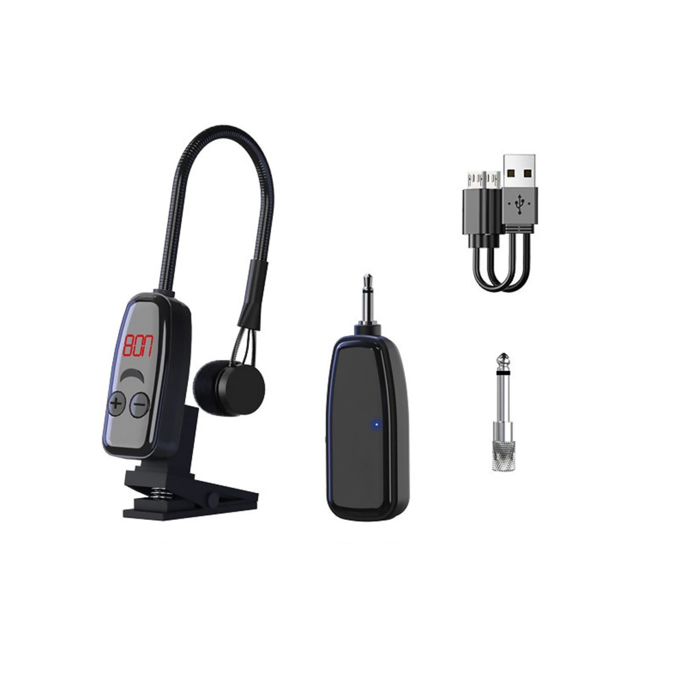 Microphone with Receiver Transmitter 50M Range Wireless For Trumpet Saxophone n