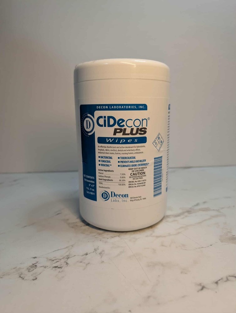 CiDecon Plus Wipes Exp 12/2023