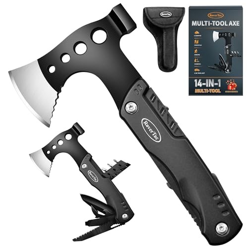 Multi Tool Camping Axe Hatchet 11-in-1 Multitool Camping Gear Survival Black