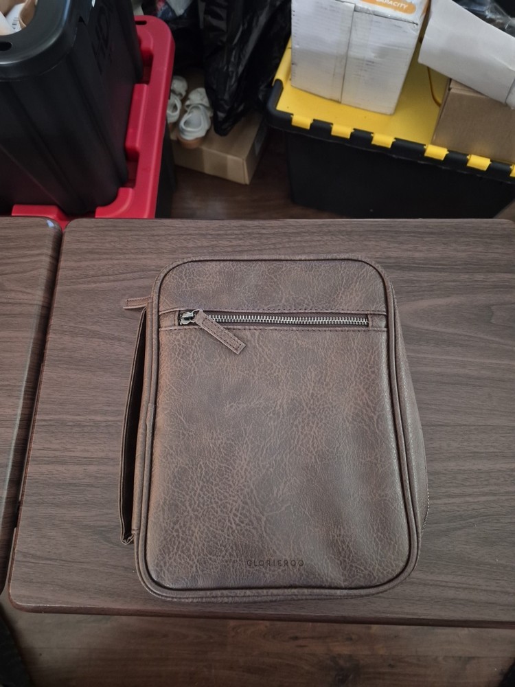 2:Faux Leather Bible Case With Bible