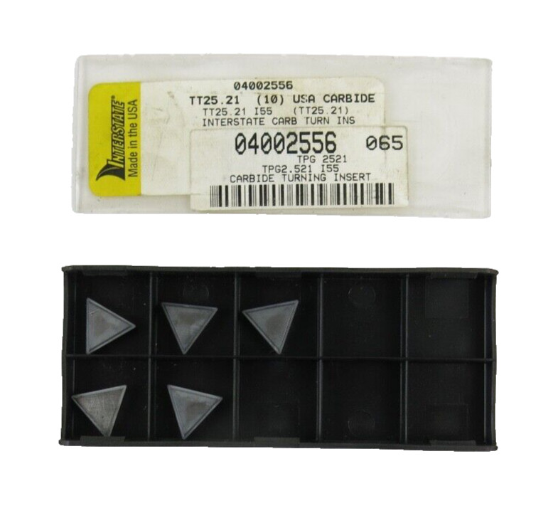 Interstate  TPG2521 I55 Carbide Insert Pack of 5