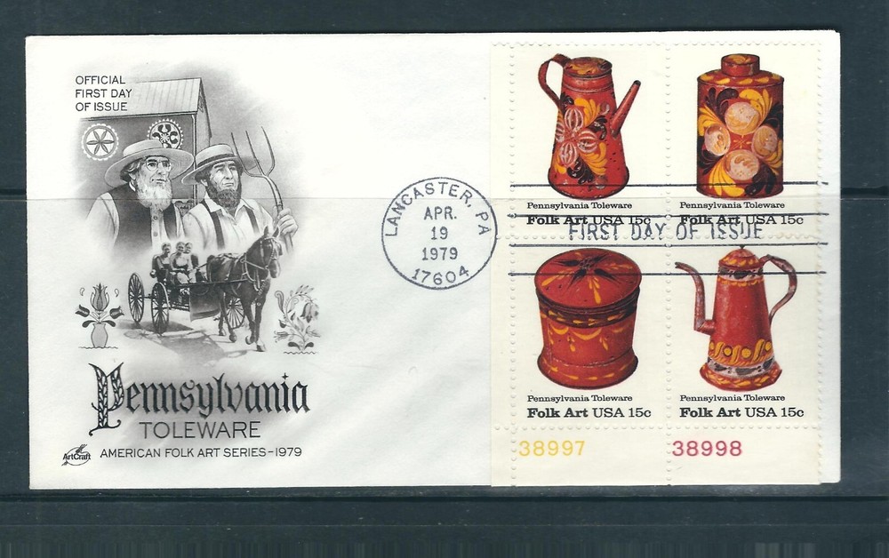 USA SC # 1778a Toleware .  Artcraft Cachet.