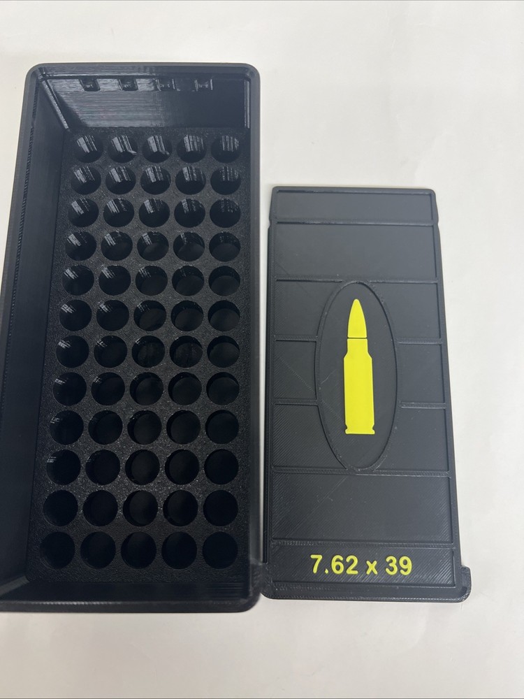 7.62x39 Ammo Storage Box/safe Organizer 60 Rounds Count