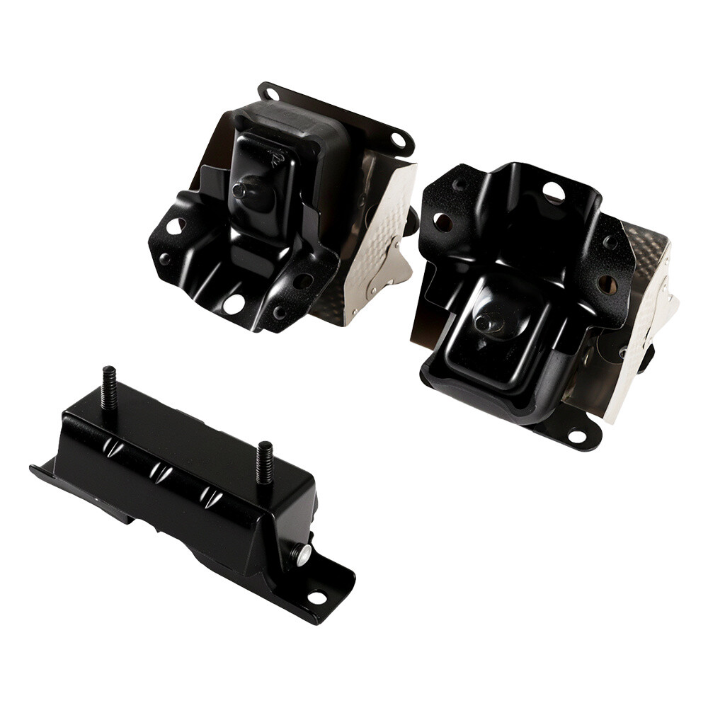 3PC Front Engine & Trans Mounts Set for 07-14 Chevrolet GMC Cadillac Auto Trans