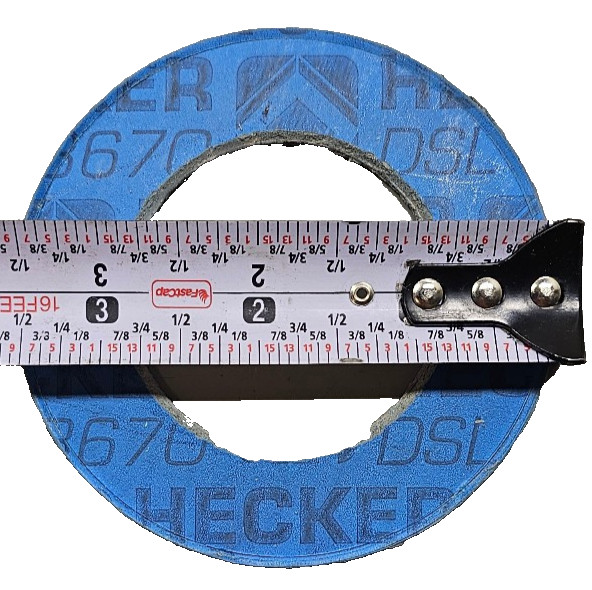 2pcs Hecker 3670 DSL Desorber Flat Ring Gaskets 92x53x3mm