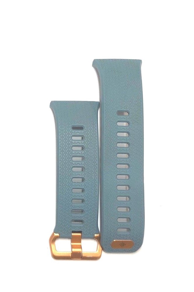 Original Fitbit Ionic Smartwatch Wristband Smoke Gray Burnt Orange - Small Large