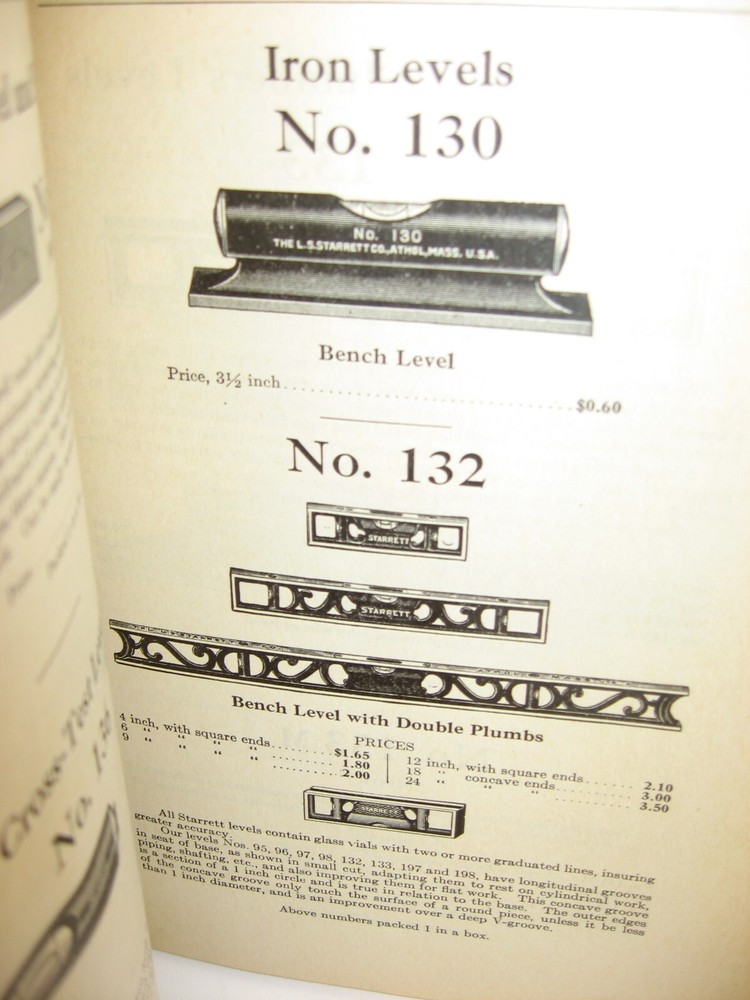 1935 Starrett Tools, Catalog No. 25, Revised Edition with New Tools Supplement