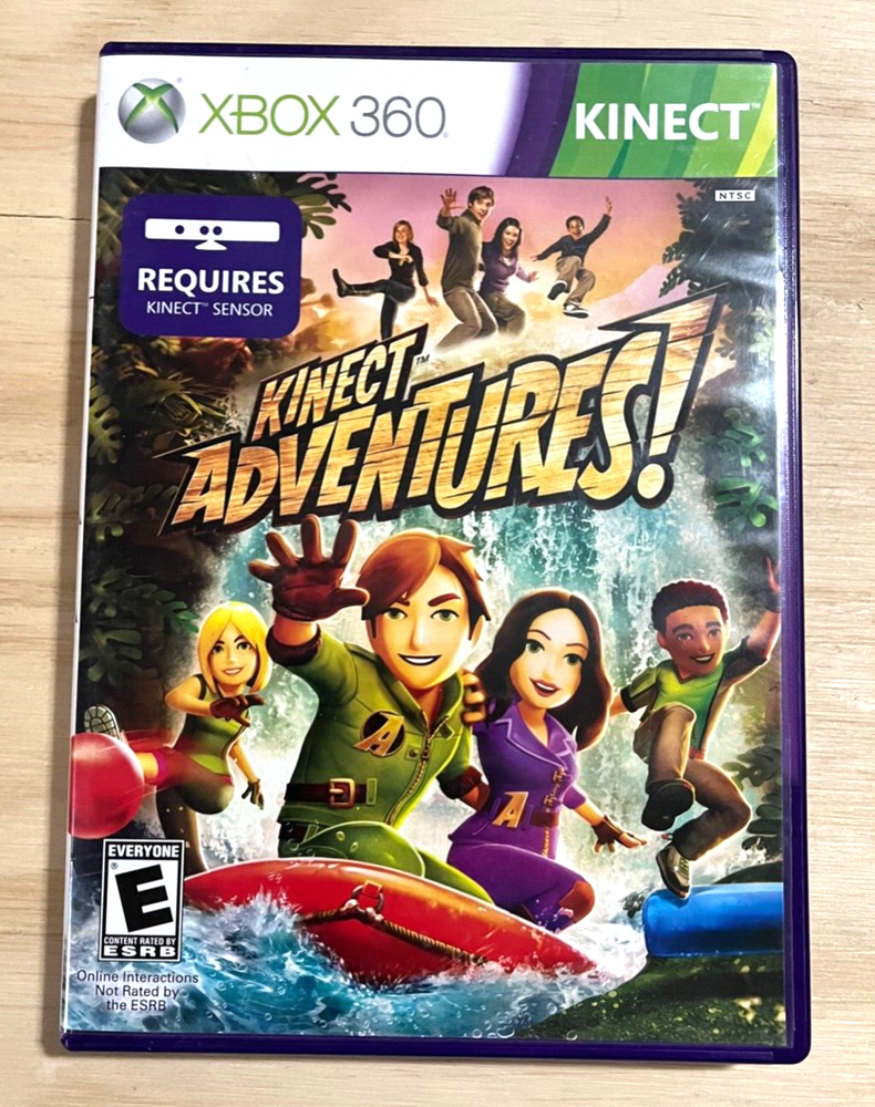 XBox 360 Kinect Sensor and game Lot - Microsoft - TESTED