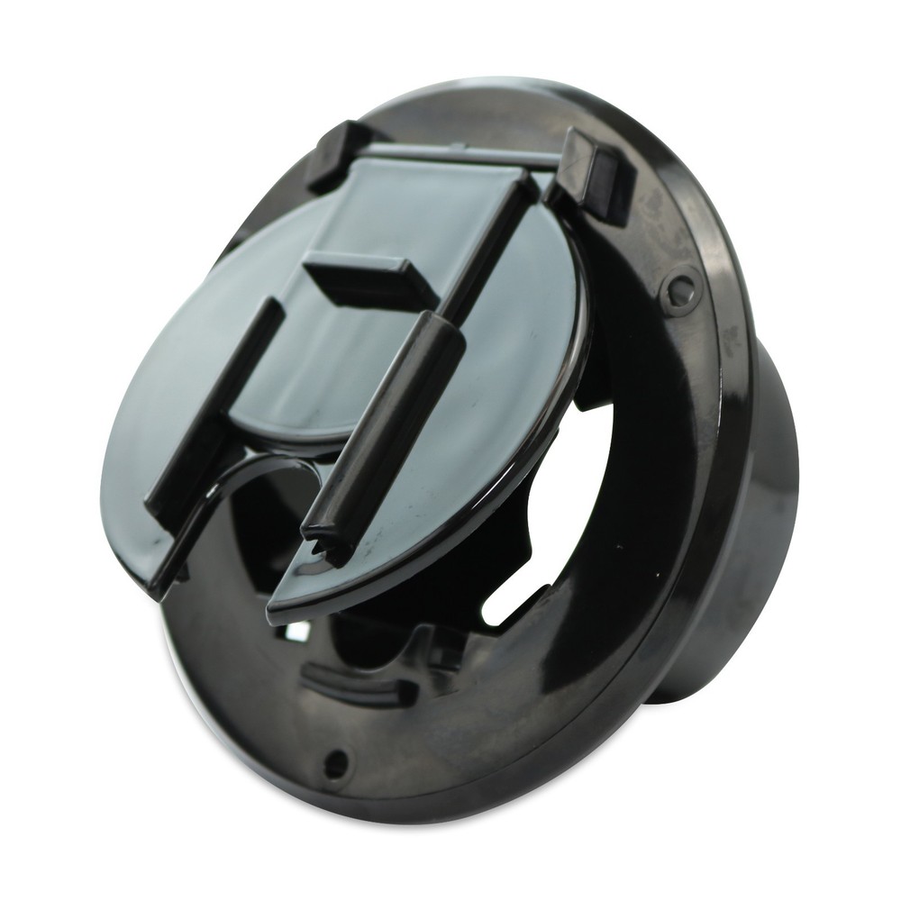 POWER CORD CABLE HATCH Camper Round RV Trailer Electric Black 6B