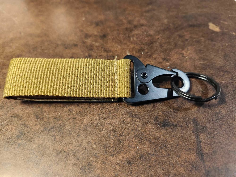 MOLLE Key Holder, USMC Coyote / Blackout Hardware