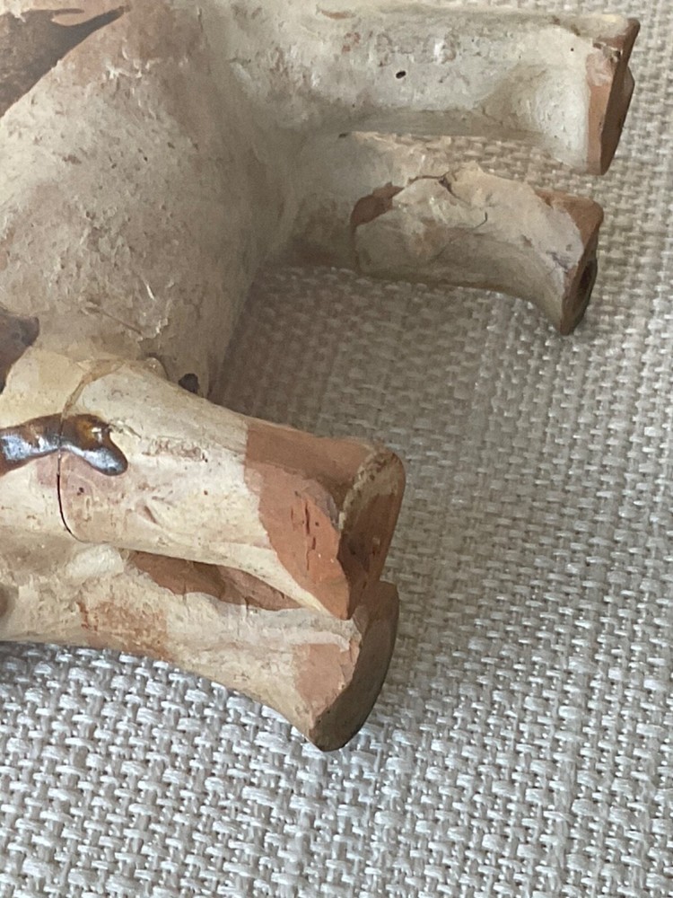Collectible 1957 Primitive Cuzco/Cusco Peru Authentic Bull, Restoration , Signed