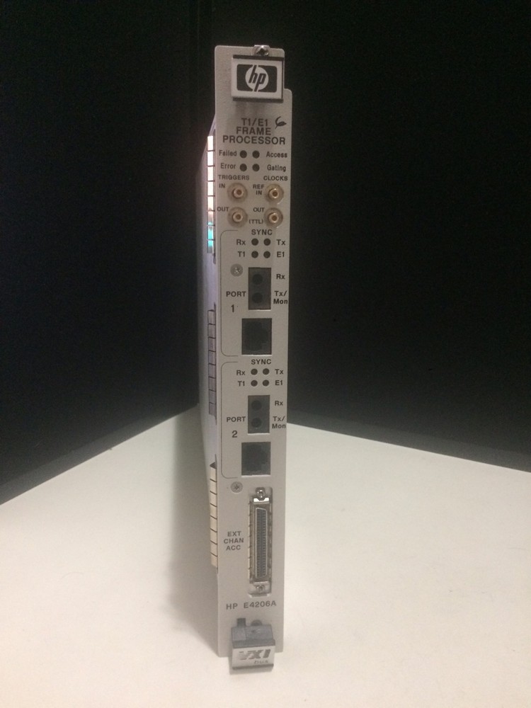 HP T1/E1 Frame Processor E4206A VXI Module
