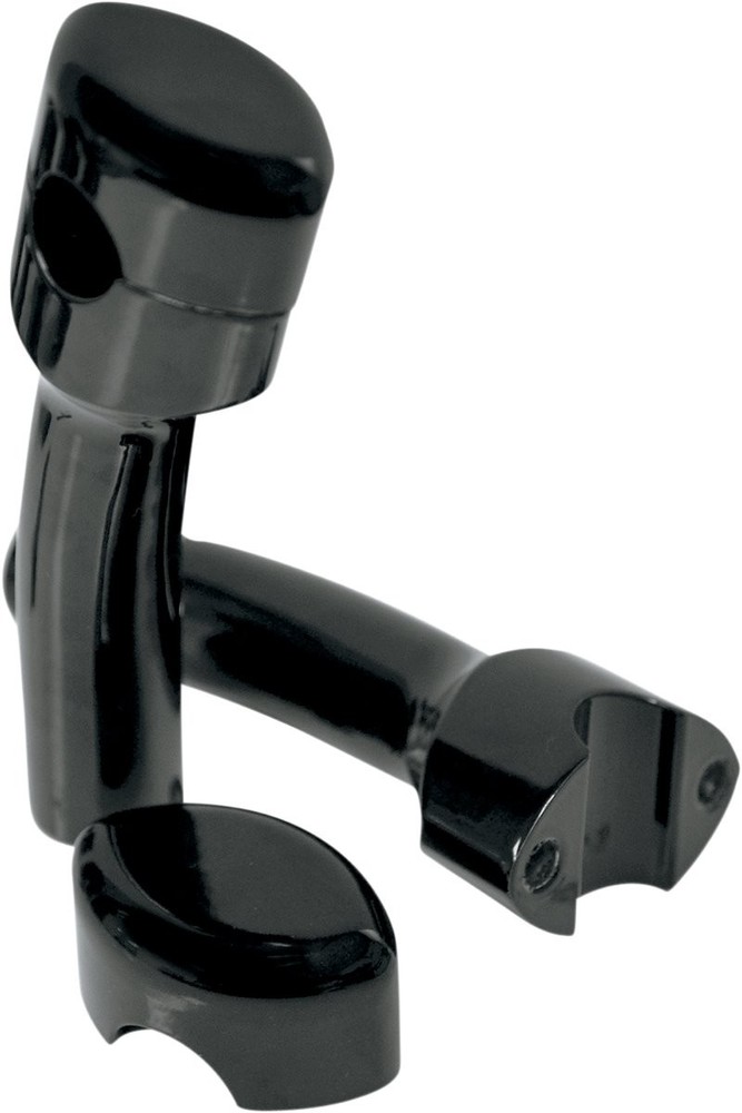 LA Choppers Smooth 5.5" Black Pullback Risers for 1" Handlebars (LA-7402-05B)