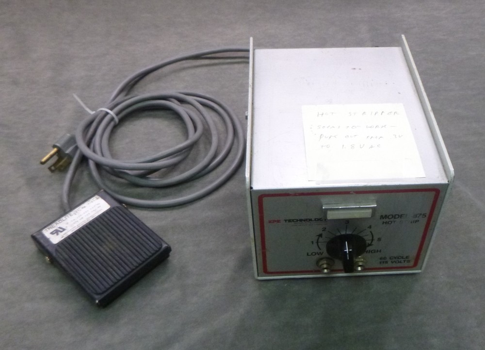 EPE Technology Model 875 Thermal wire stripper PSU