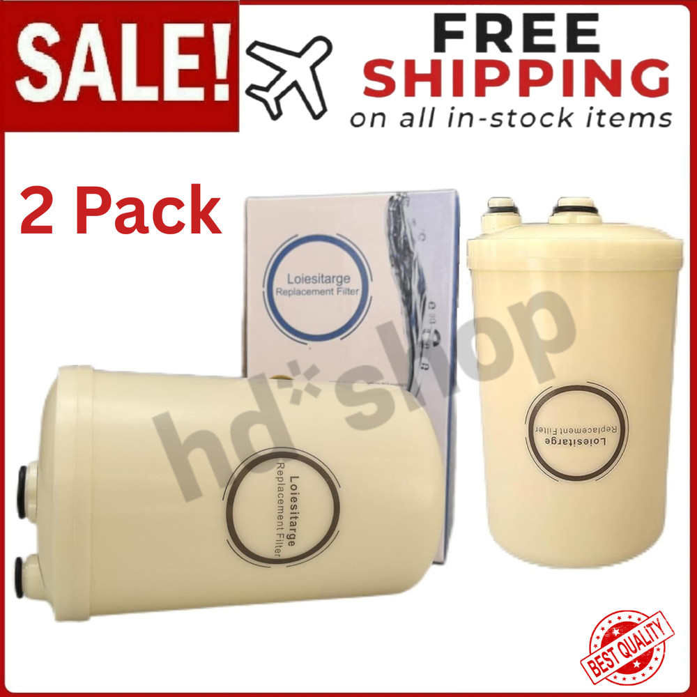 2-Pack Replacement Water Filter for Leveluk Kangen 8, Compatible with HG-N & K-8
