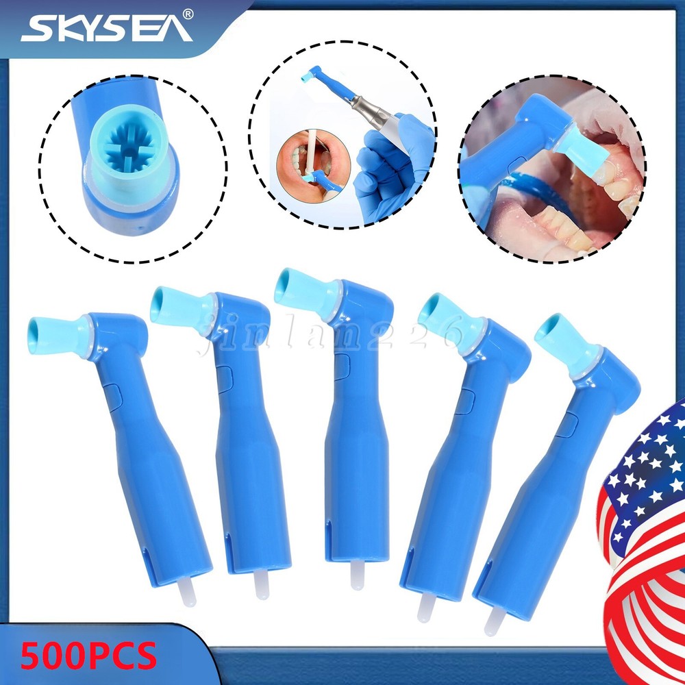 Dental Disposable Prophy Angles Regular Cups105° Latex Free 500's