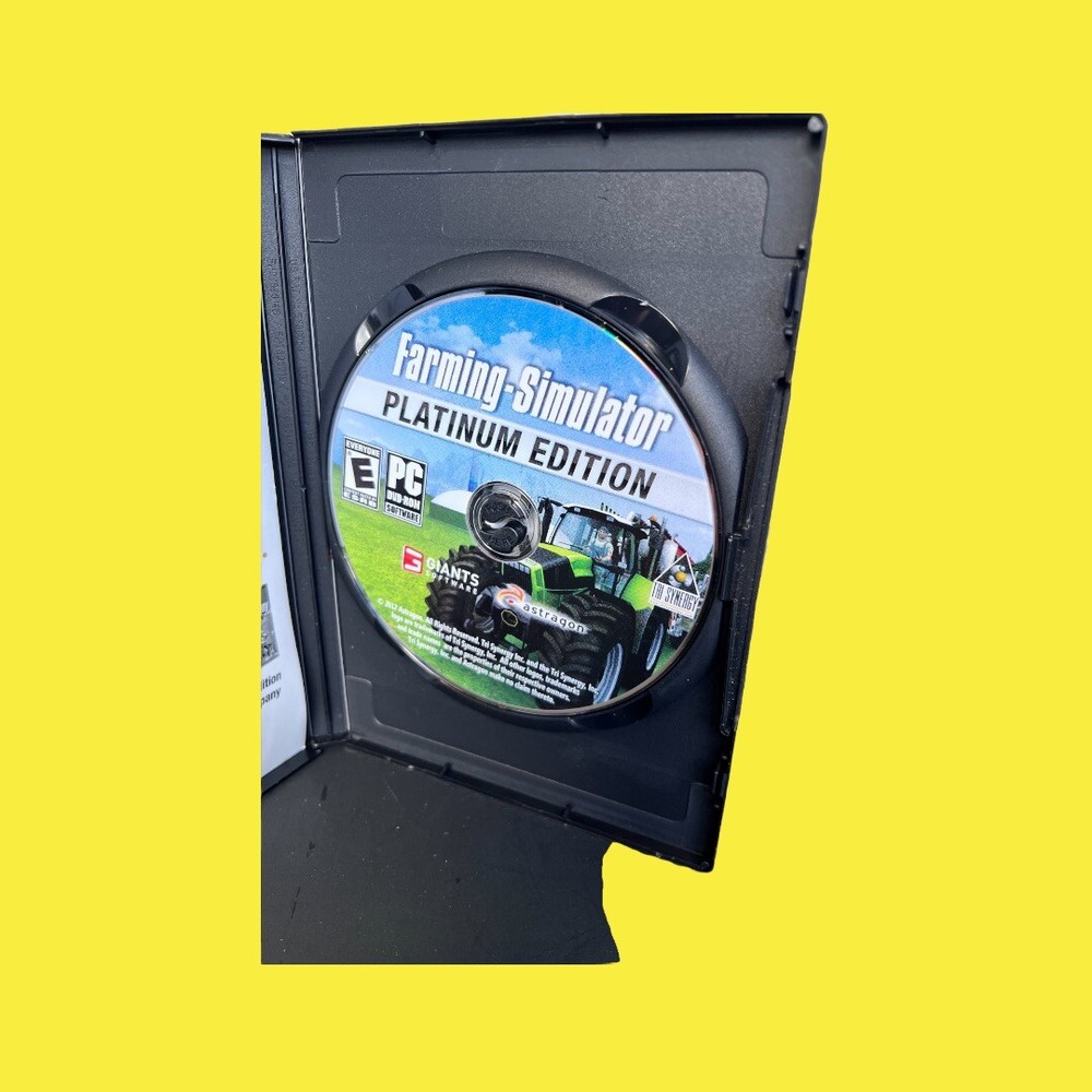 🚜Farming-Simulator Platinum Edition (PC DVD-ROM, 2012) NO MANUAL**🚜