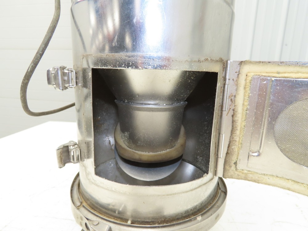 Sterling SSE-2 Stainless Conveying Hopper Loader Turbine Filter Unit 115V