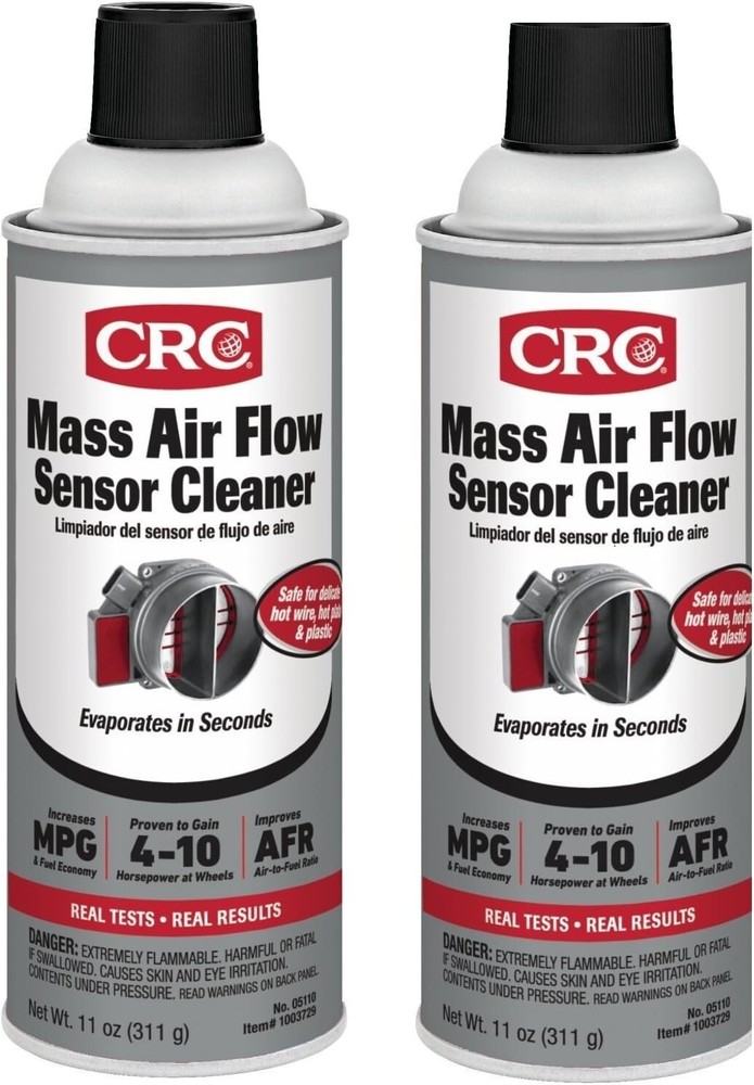 CRC 05110 Mass Air Flow Sensor Cleaner - 11 Wt Oz - 2 Can