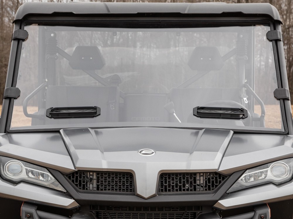 SuperATV Clear Scratch Resistant Full Vented Windshield CFMOTO UForce