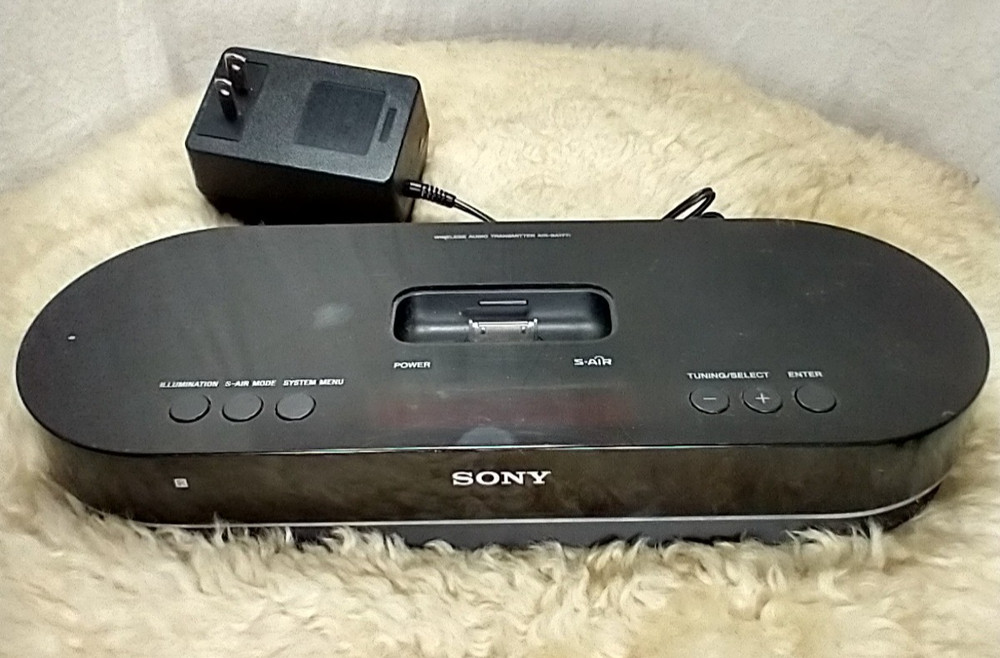 SONY DOCKING SPEAKER SYSTEM MODEL AIR-SA17Ti BLACK - GOOD CONDITION.