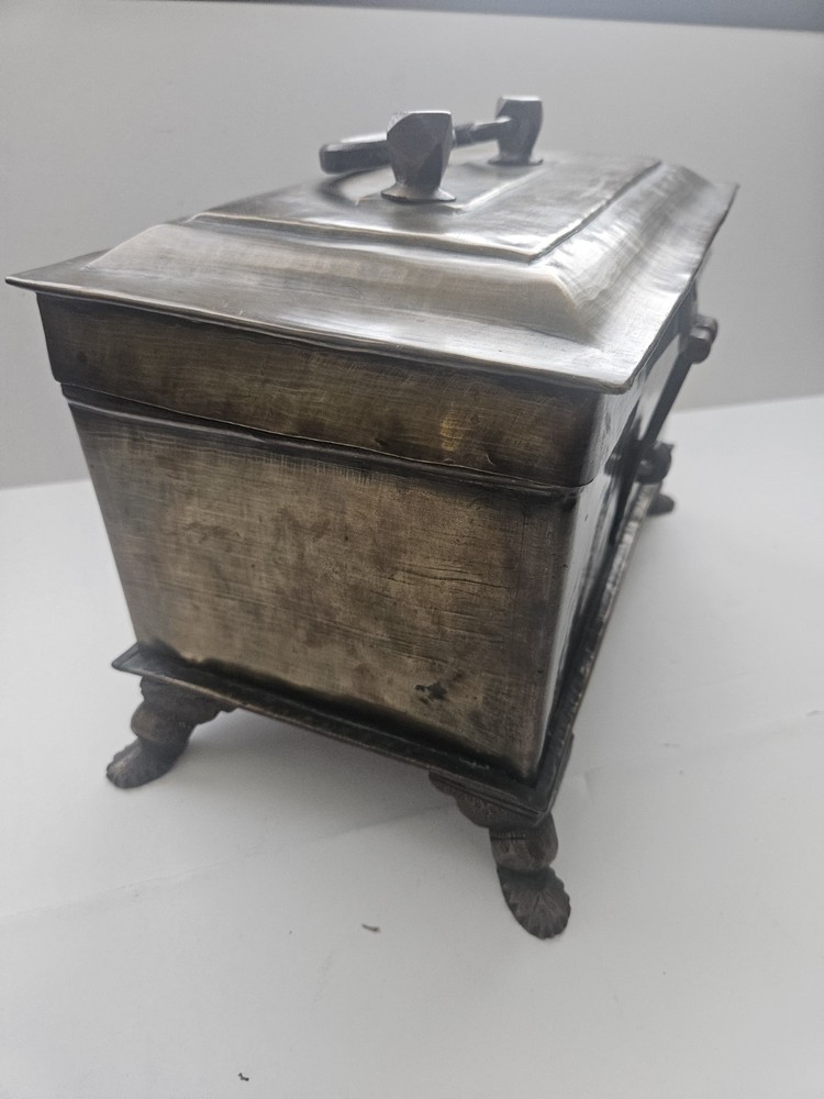 Vintage Brass Trinket Chest/ Trunk