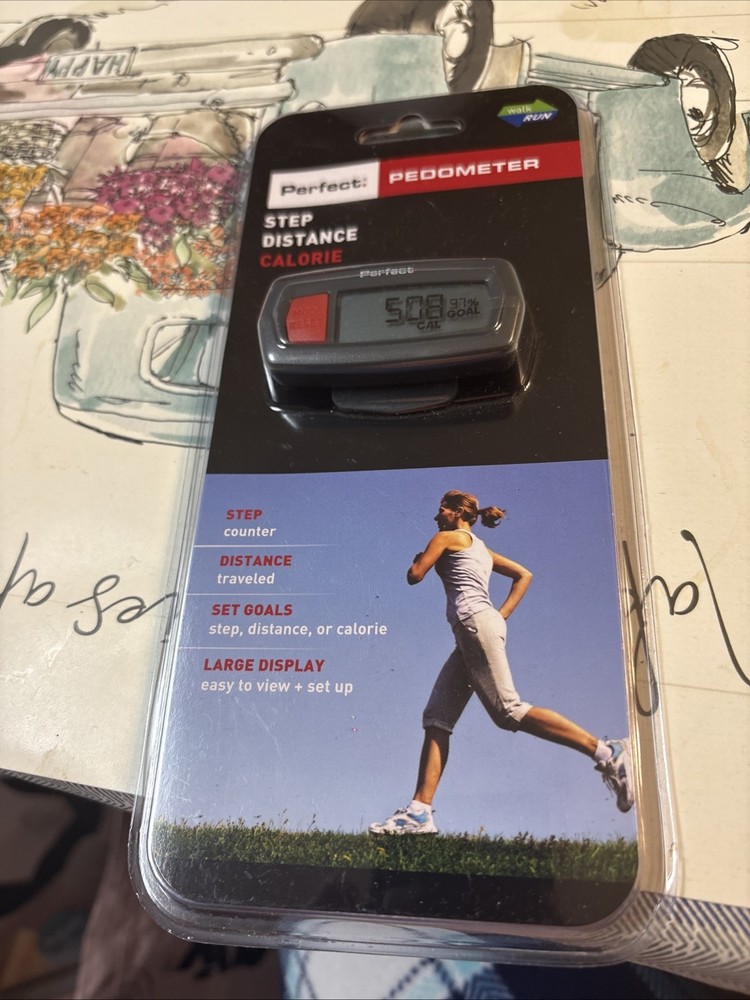 NWT PERFECT PEDOMETER CALORIE STEP DISTANCE
