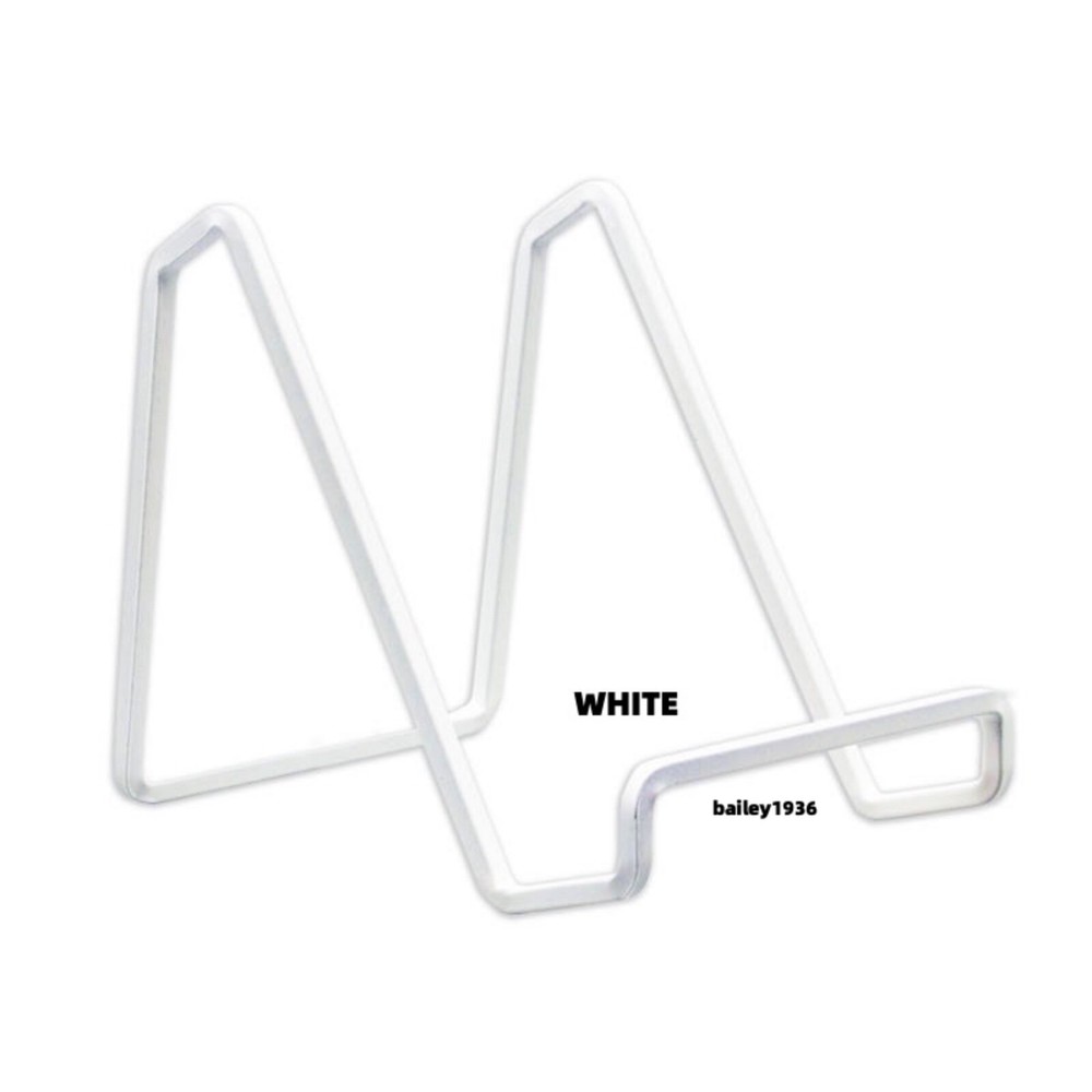 4" PLATE STAND SILVER Square Wire Display EASEL Tripar 50214 QUALITY ITEM