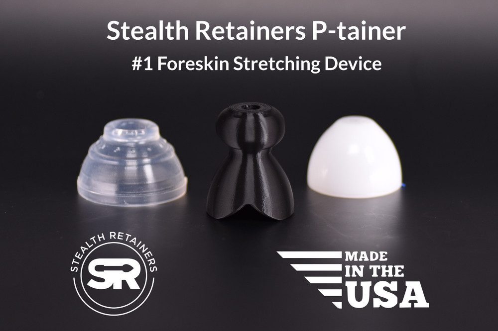 Plastic Foreskin Retainer & Stretcher - Stealth Retainers P-tainer Kit