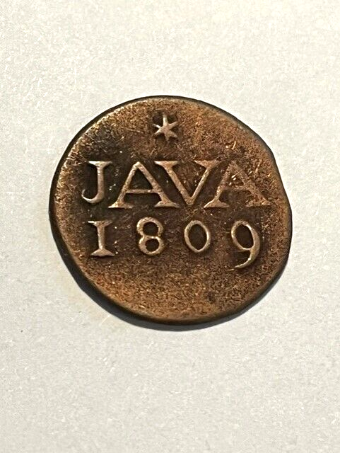 1809 Java/Netherlands/East Indies 1 Duit #12898
