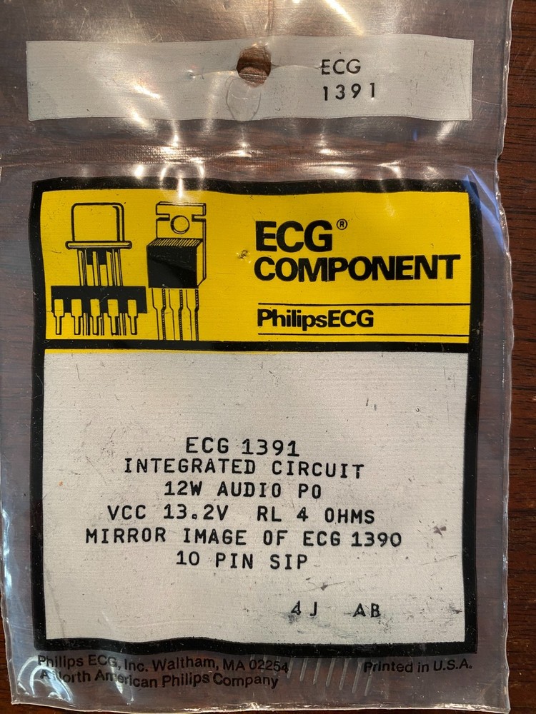 ECG 1391 Integrated Circuit