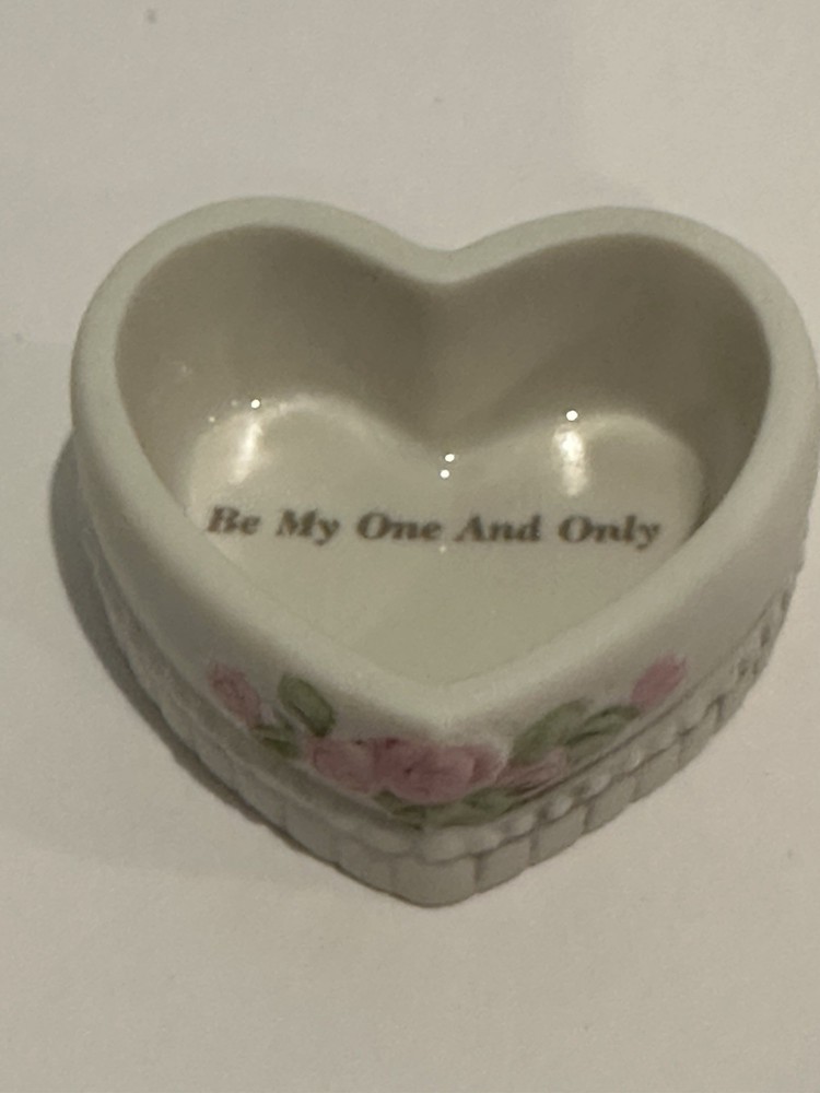 Enesco “Be My One And Only”Proposal Trinket Ring Box