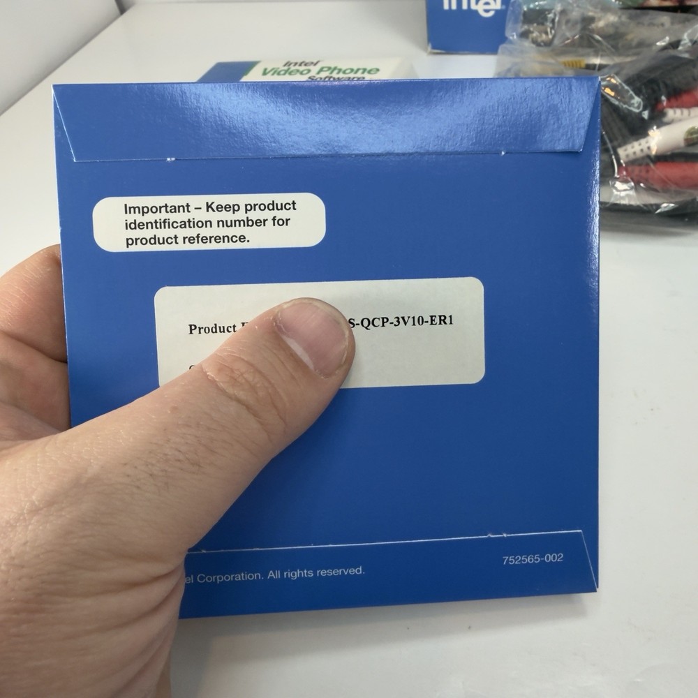 Intel PC Camera Pro Pack USB Video-In Complete Kit Boxed Vintage Webcam