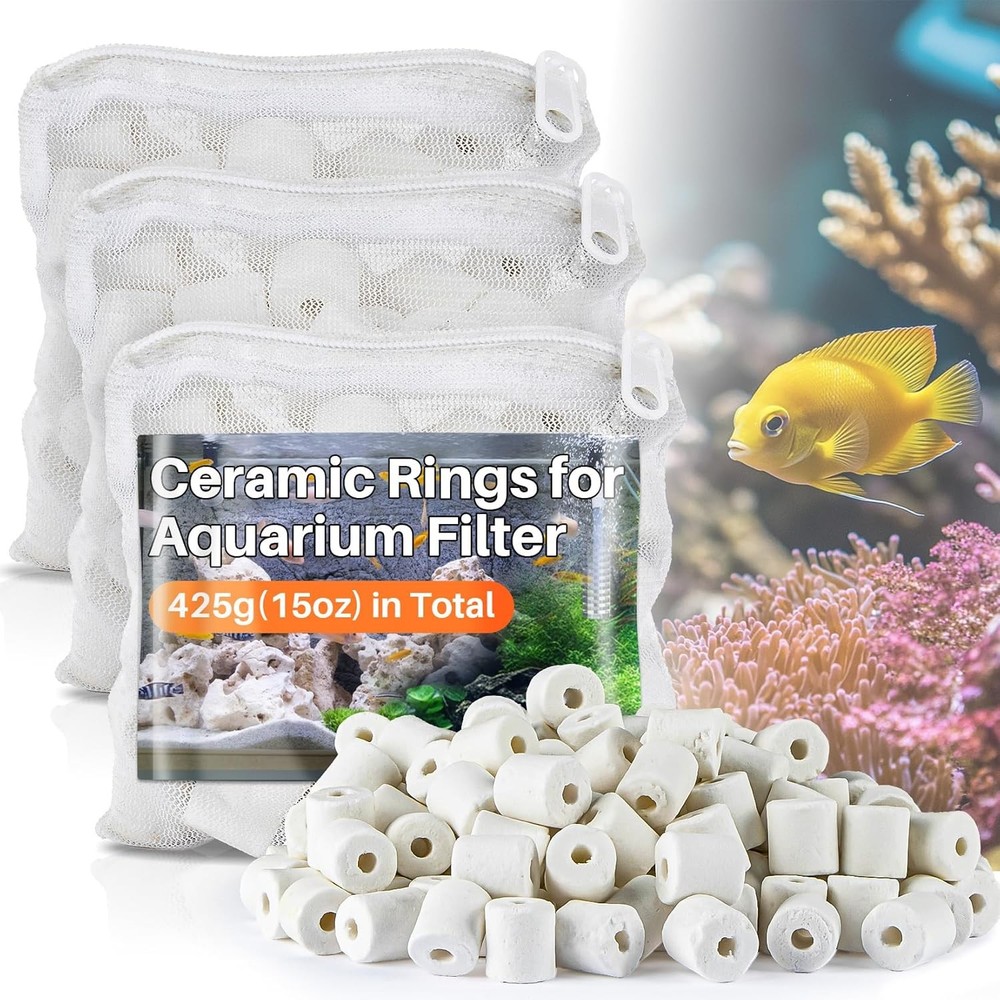 Ceramic Filter Media Balls 425g with 3 Mesh Bags