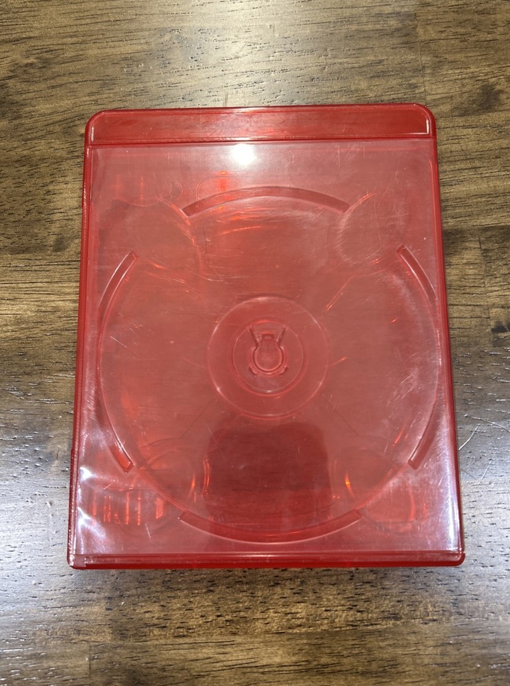 Red Blu-Ray Replacement Movie Storage Shell Case 1 Disc