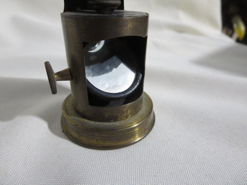 Vintage Montgomery Ward Brass Field Microscope