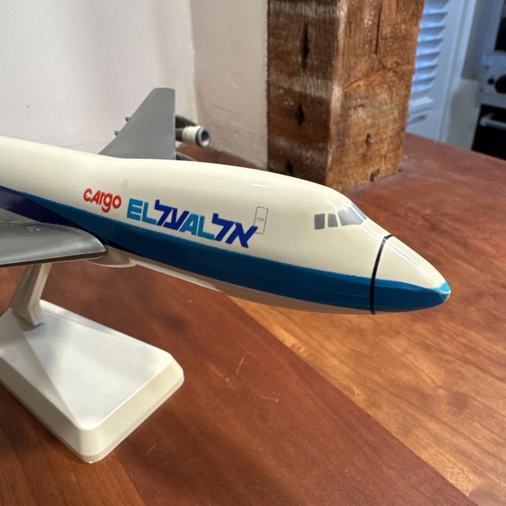 El Al 747-200 Cargo vintage desktop model 1:250