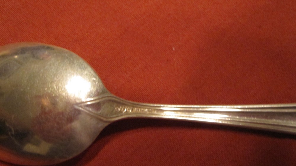 STERLING SILVER WATSON WENTWORTH ICE CREAM FORK/SPOON MONOGRAM ALC