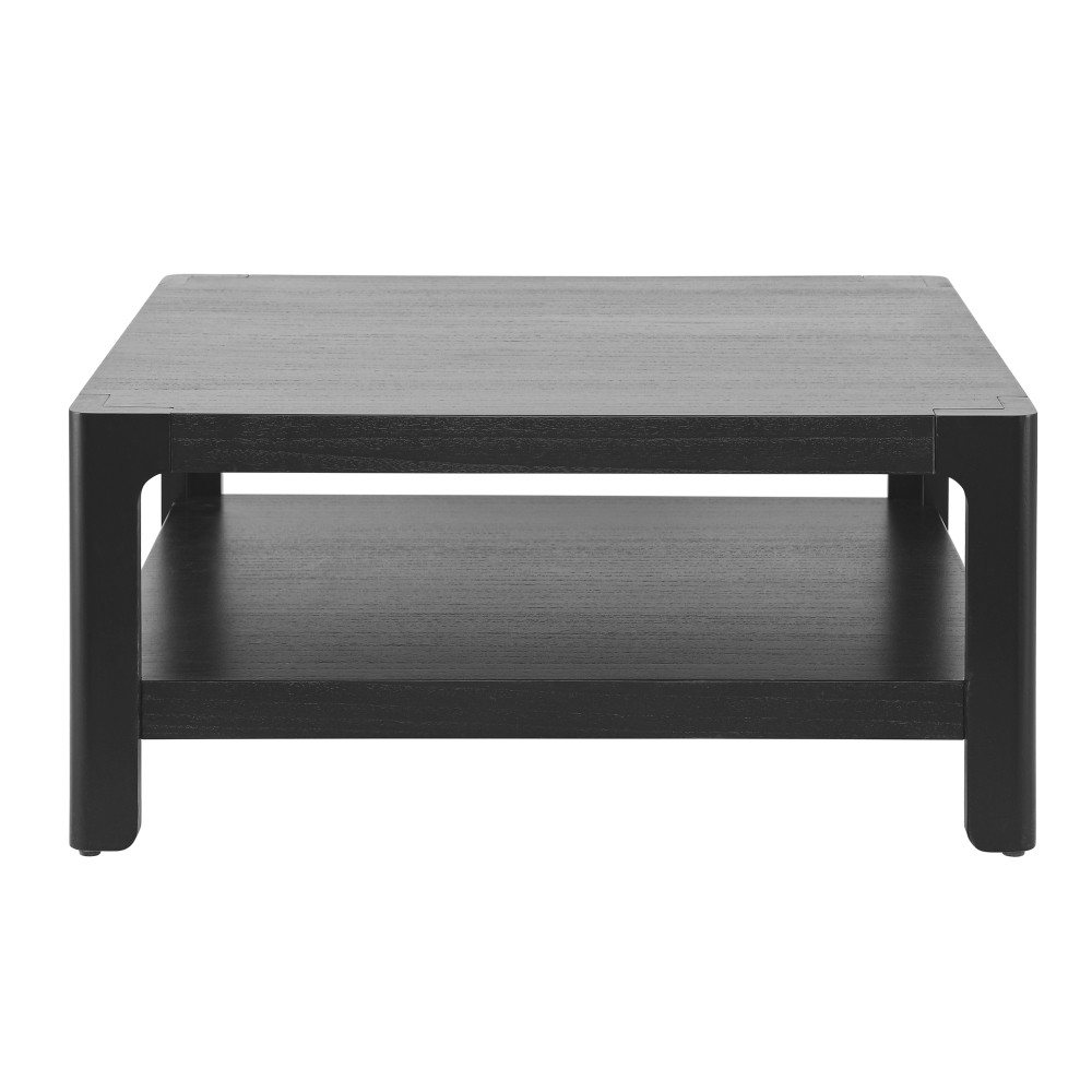 Farmhouse Coffee Table, Modern Soft Rounded Profile, Living Room