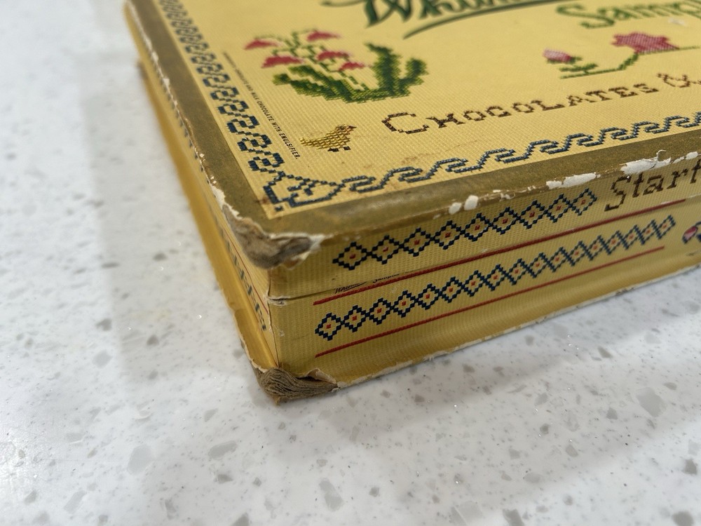 Two Vintage Whitman`sampler And One Russell Stover Candy Box EMPTY Boxes