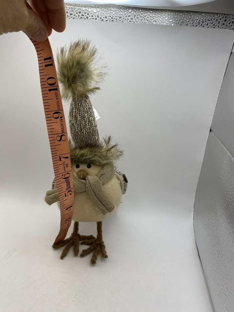Fabric Brown Bird Figurine Pre Owned