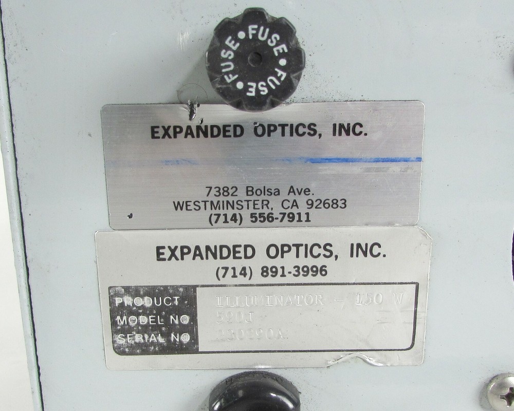 Expanded Optics 590J Fiber Optic Light Source Illuminator