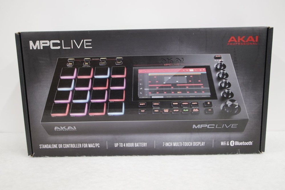 AKAI MPC Live Pad Standalone Sampler Drum Machine Japan
