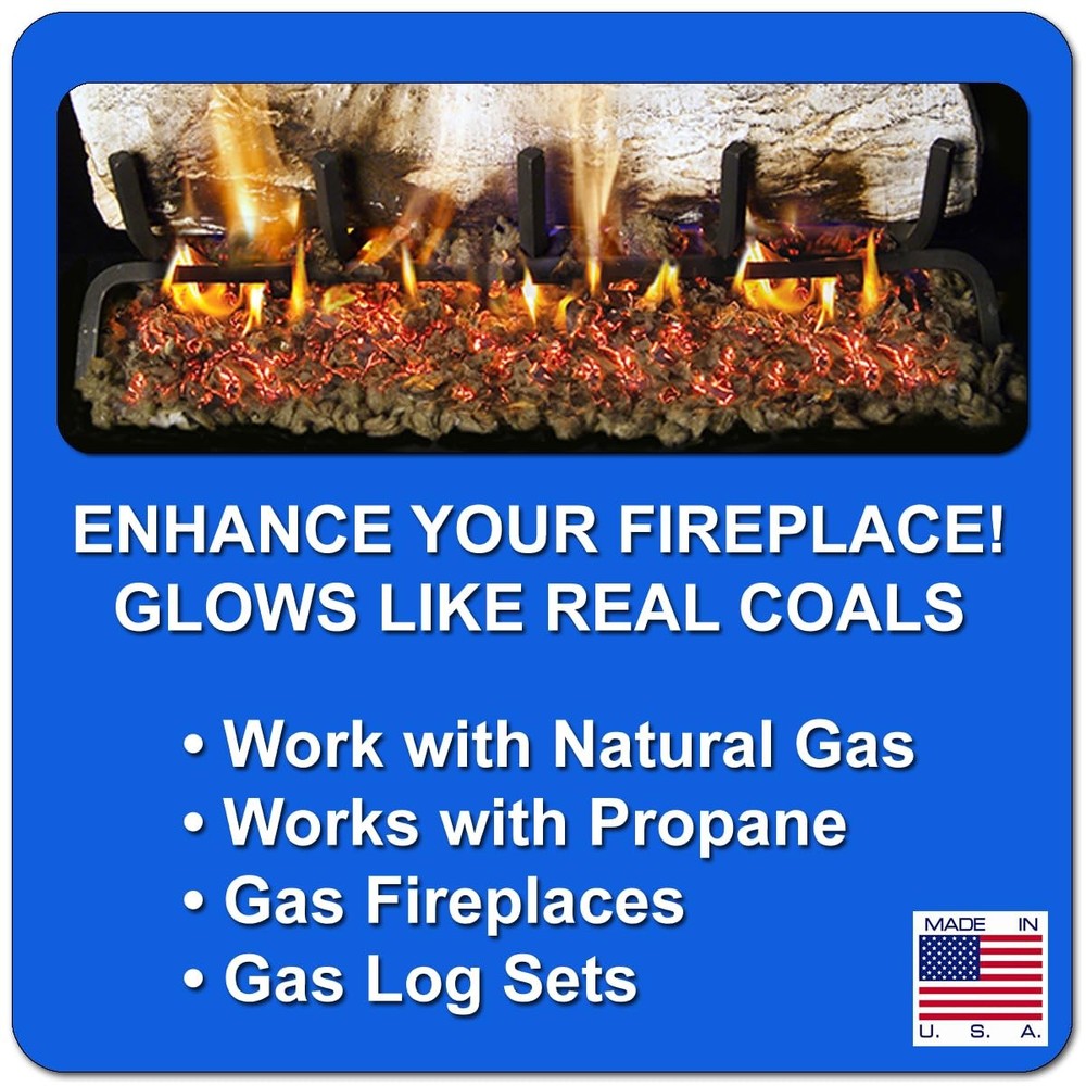 Rock Wool for Gas Log - 6 oz. Bag