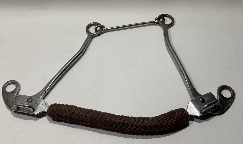 Western Braided Hackamore Bit Horse