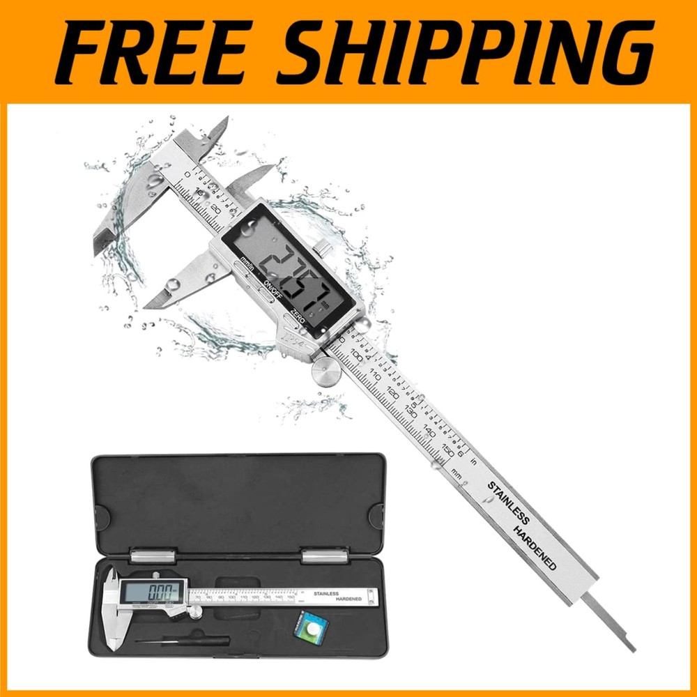 Professional Stainless Steel Caliper, Inch/Metric Conversion