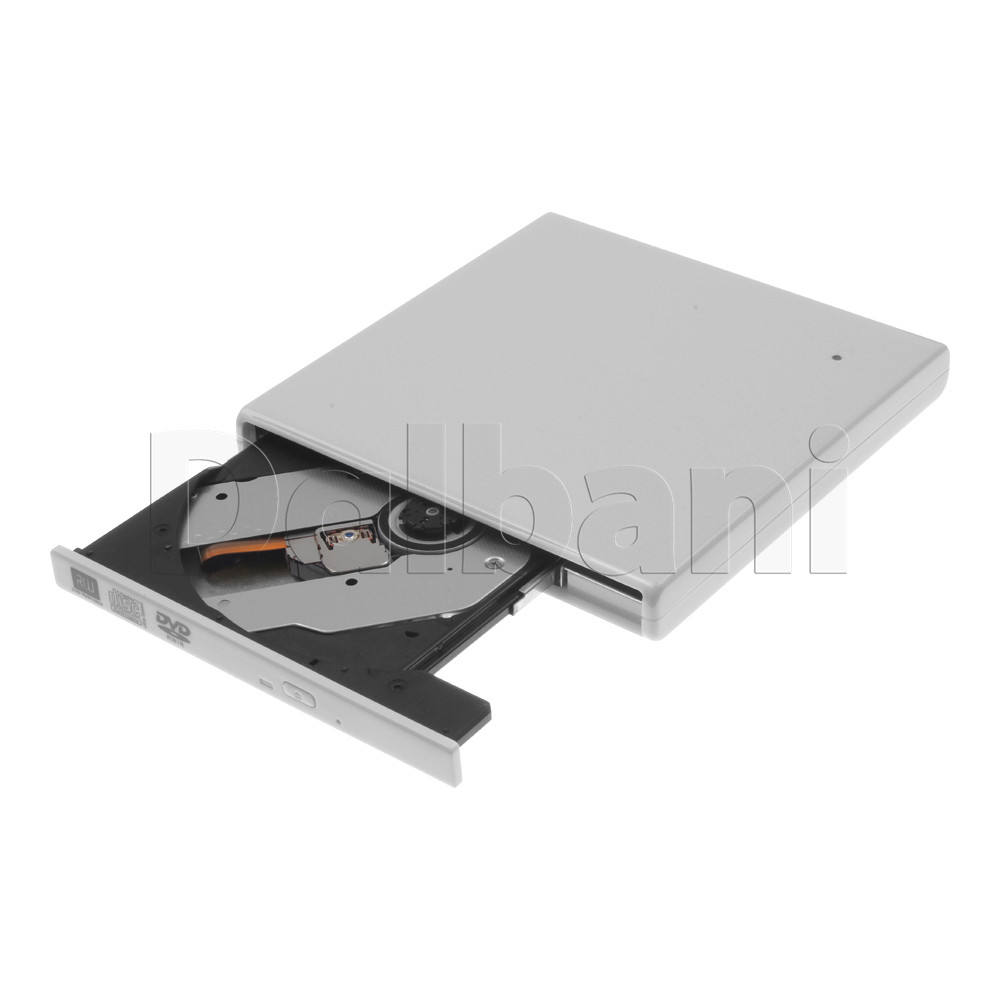 New White External Portable Optical CD DVD Drive USB 2.0 Universal