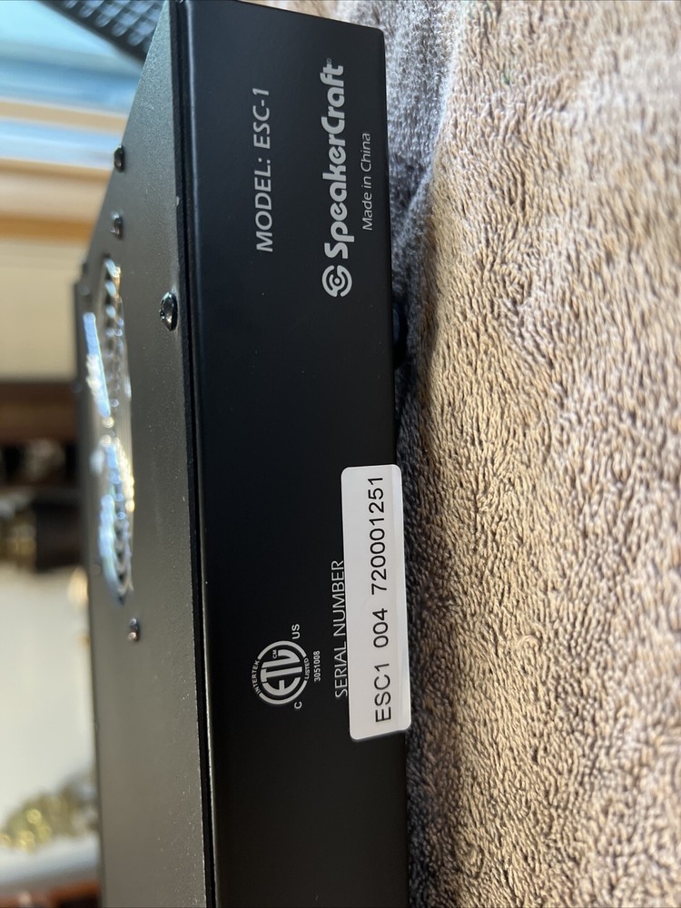 SPEAKERCRAFT ESC-1 SYSTEM COOLER RACK MOUNT